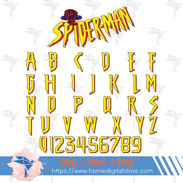 Amazing Spiderman SVG, PNG, DXF