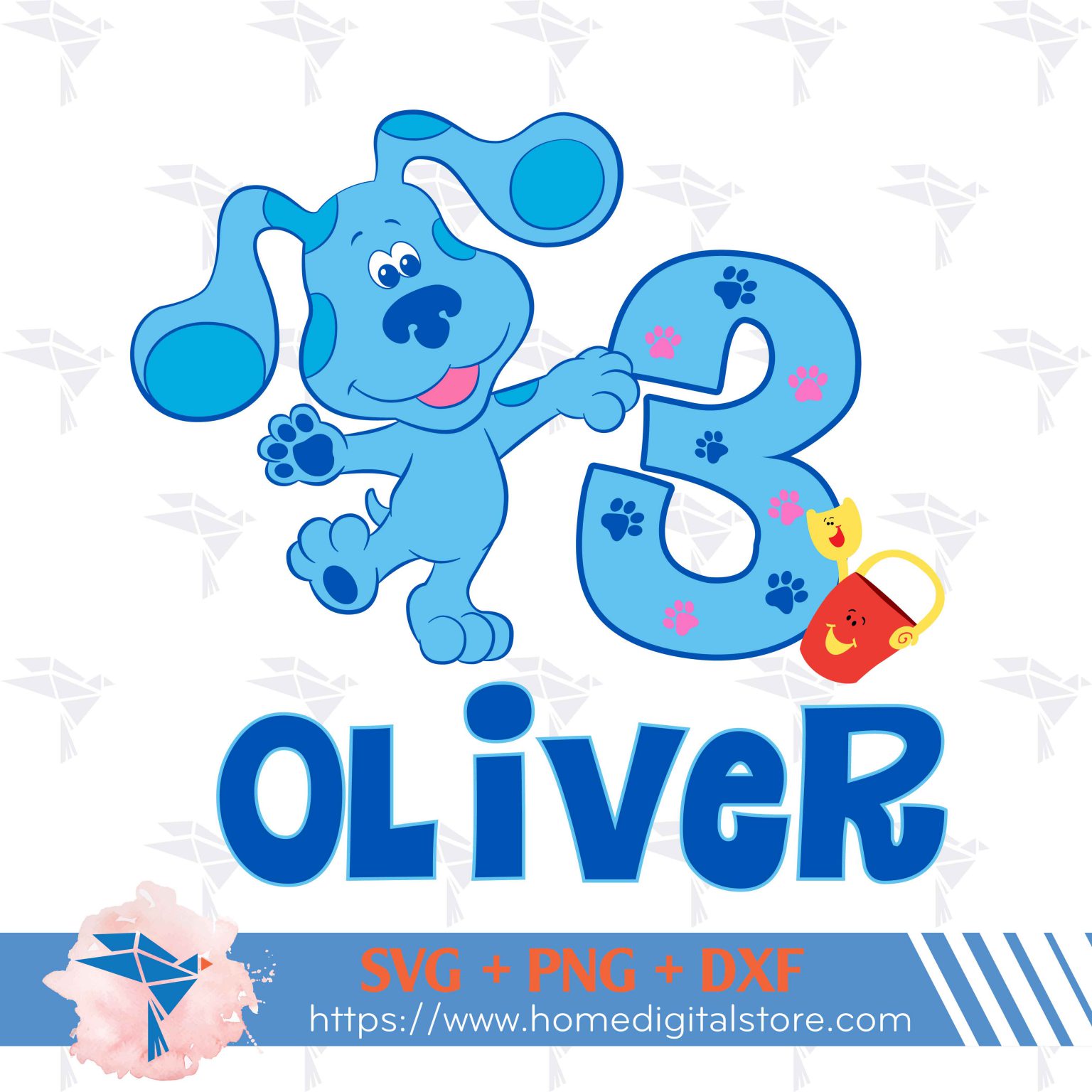 Blues Clues Birthday Svg Blues Clues Personalized Birthday Svg Porn