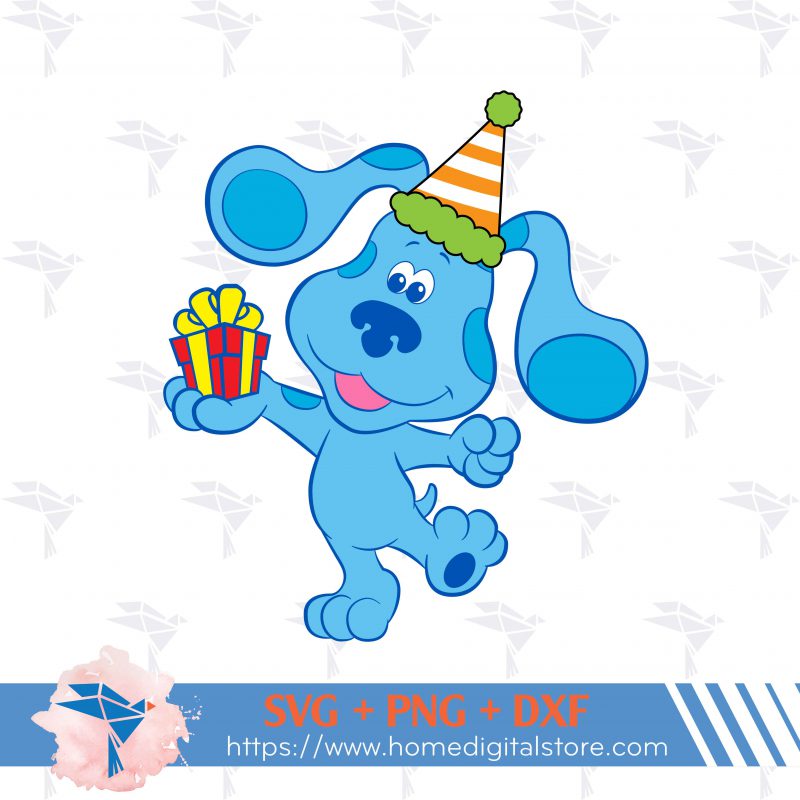 Blues Clues Birthday SVG, PNG, DXF