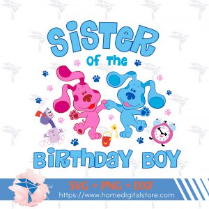 Sister Brother of the Birthday Boy Blues Clues