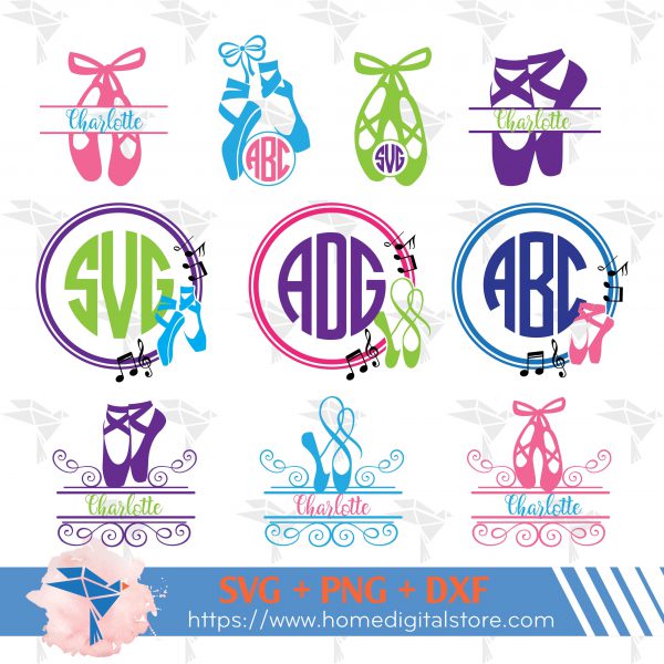 Ballerina Shoe Monogram