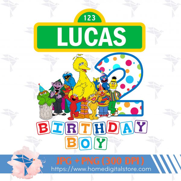 Seasame Street Birthday Boy