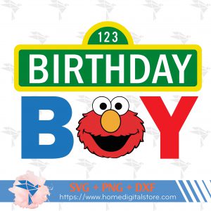 Birthday Boy Seasame Street
