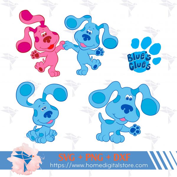 Blues Clues SVG, PNG, DXF