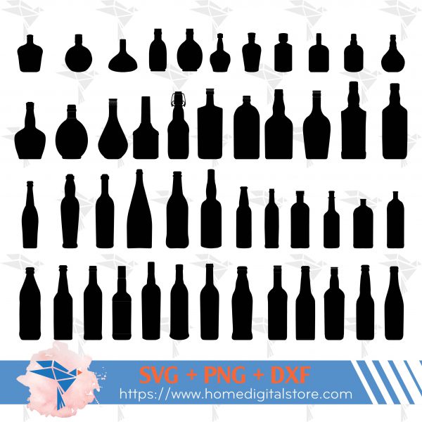 Alcohol Bottle Silhouette