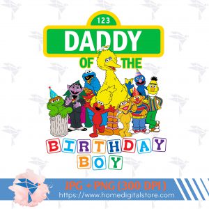 Daddy of the Birthday Boy Seasame Street