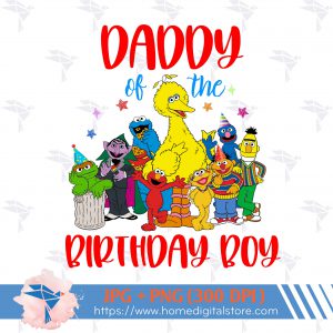 Daddy of the Birthday Boy Seasame Street