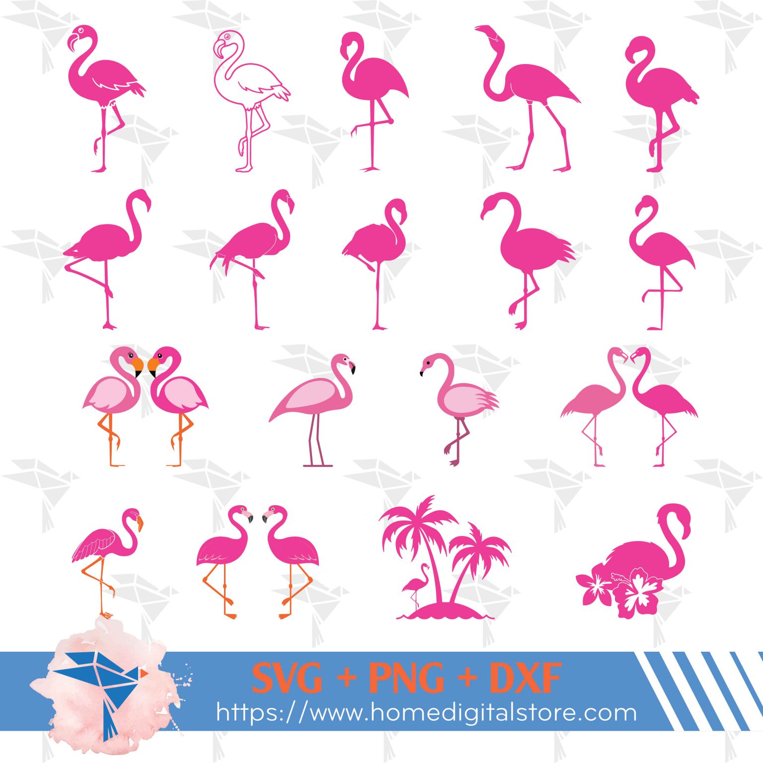 flamingo-svg-png-dxf