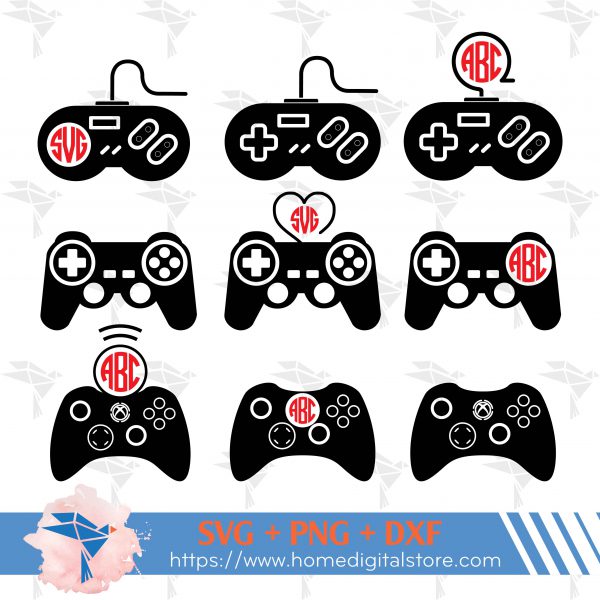 Game Controller Monogram Rgb 01