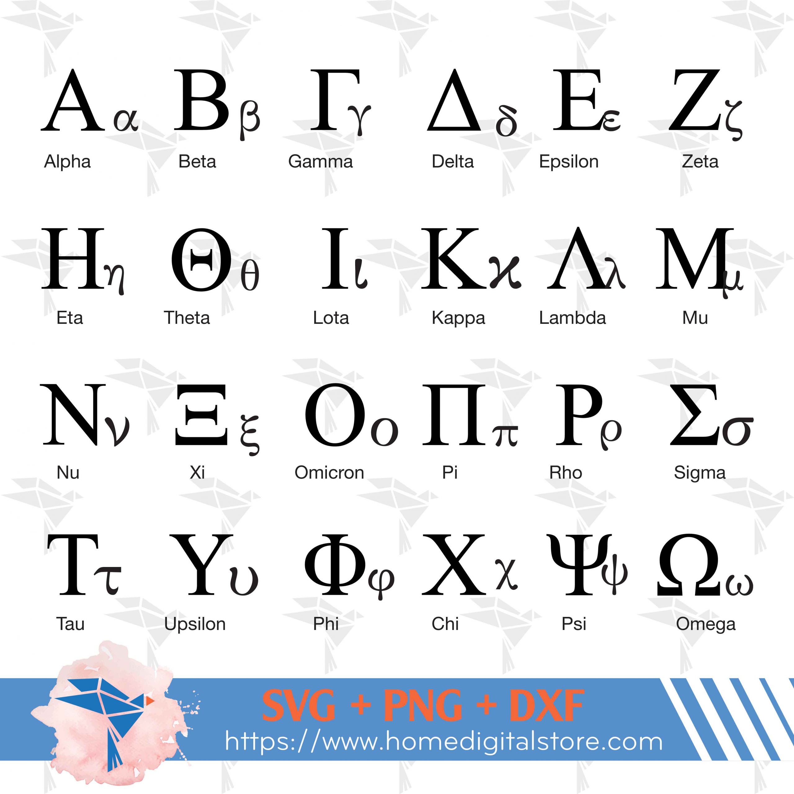 greek alphabet