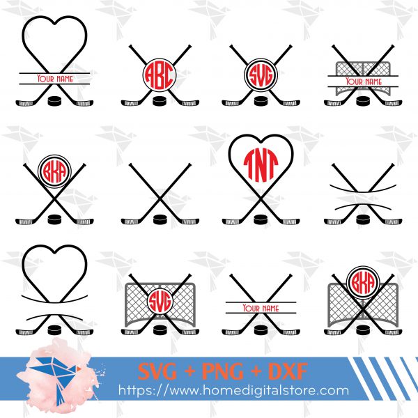 Hockey Monogram