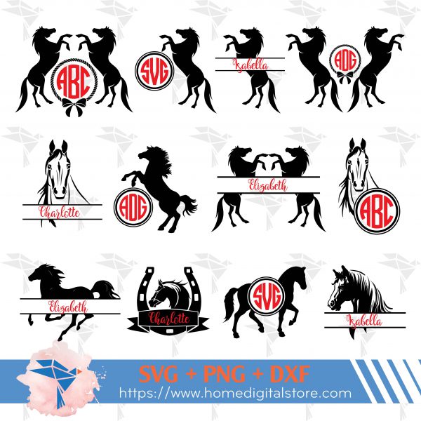 Horse Monogram