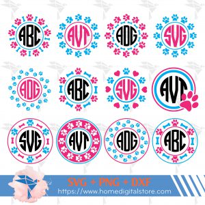 Paw Monogram
