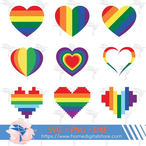 Rainbow Heart