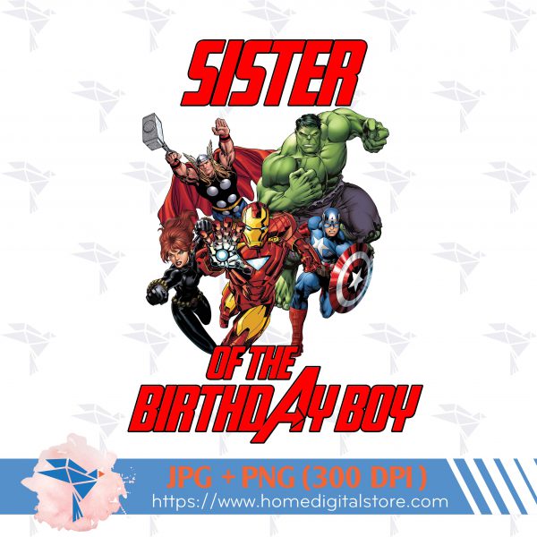 Sister of the Birthday Boy Avenger