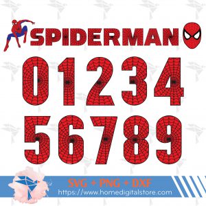 Spiderman Numbers Rgb 01