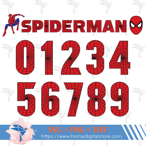 Spiderman Numbers Rgb 01