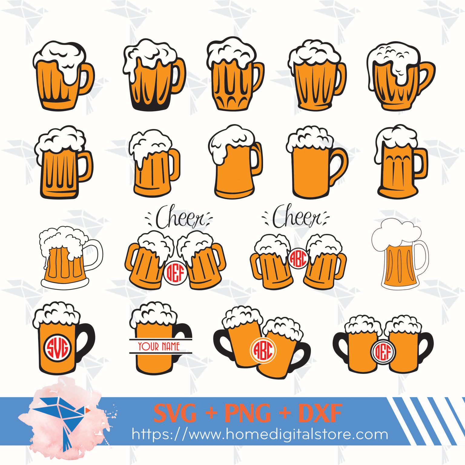 Beer Mug Svg Png Dxf