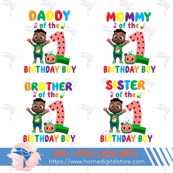 Birthday Boy Family Cocomelon