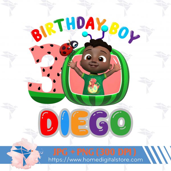 3rd Birthday Boy Cocomelon