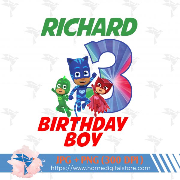 PJ Mask Birthday Boy