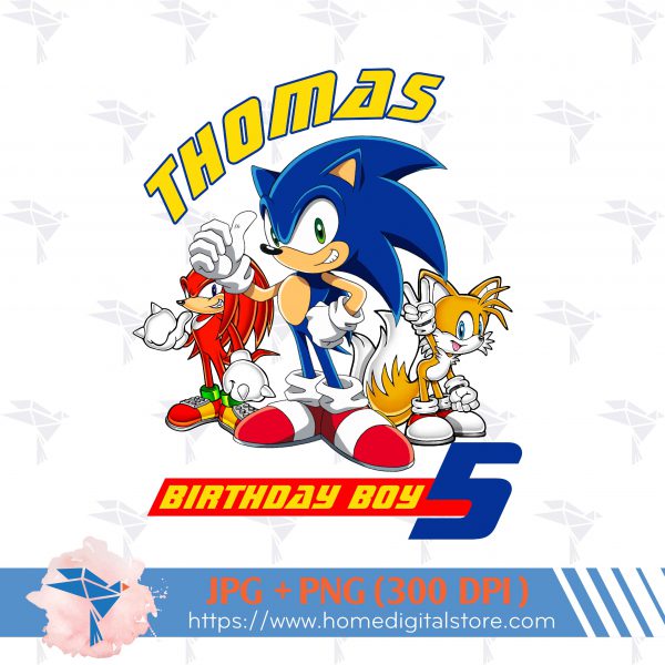 Sonic Birthday Boy