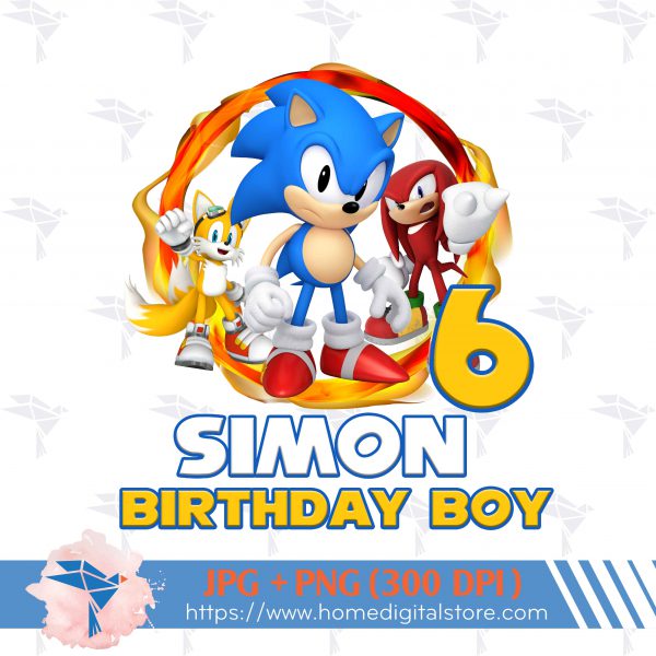 Sonic Birthday Boy