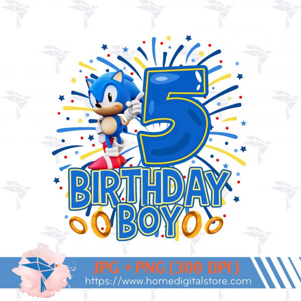 Sonic Birthday Boy