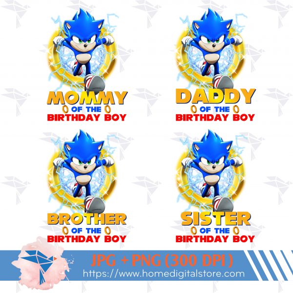 Sonic Birthday Family