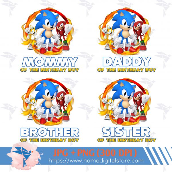 Sonic Birthday Family