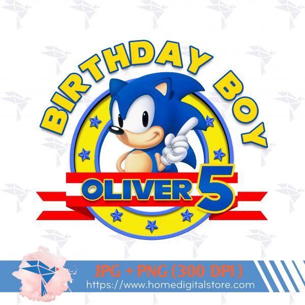 Birthday Boy Sonic