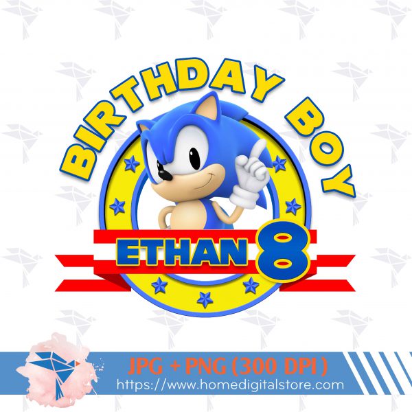 Birthday Boy Sonic