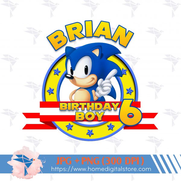 Birthday Boy Sonic