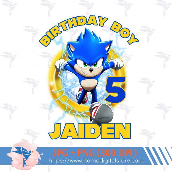 Birthday Boy Sonic