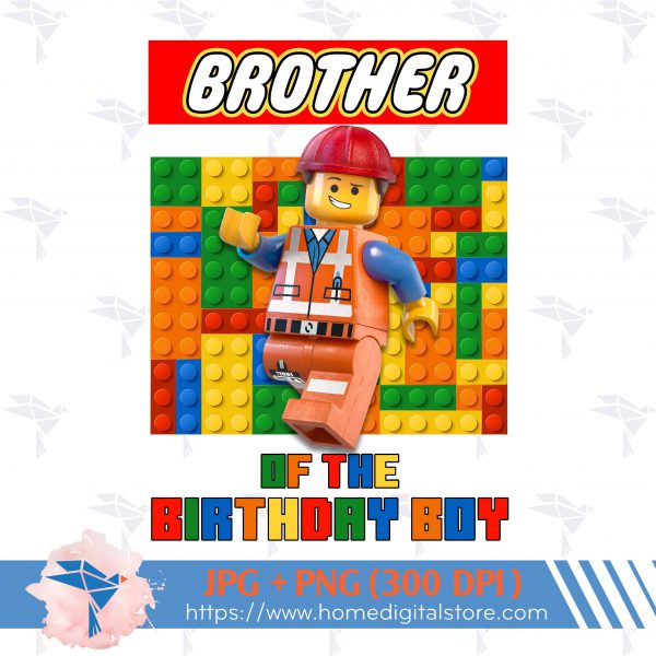 Brother of the Birthday Boy Lego