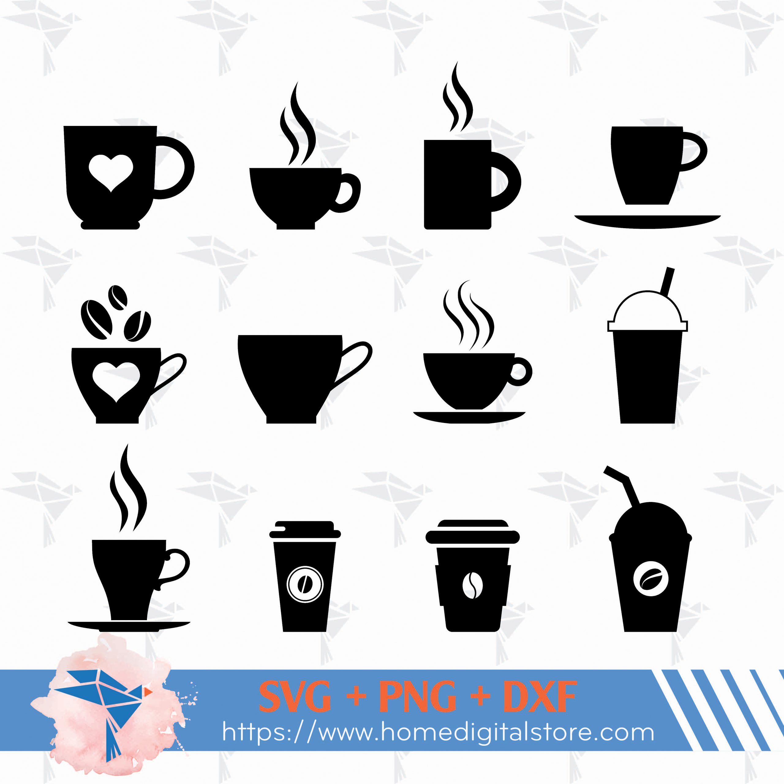 coffee mug silhouette