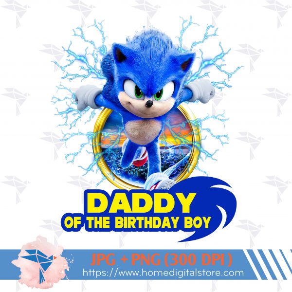 Daddy of the Birthday Boy Sonic
