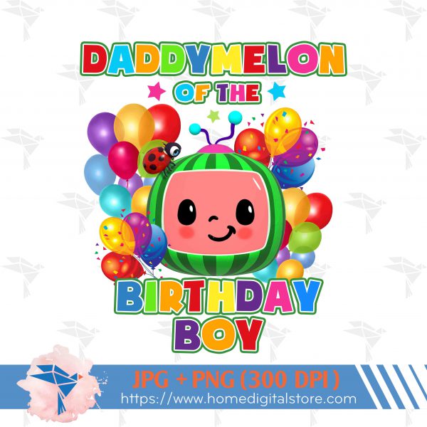 Daddy of the Birthday Boy Cocomelon