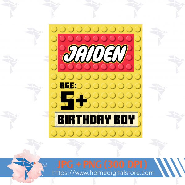 Lego Birthday Boy