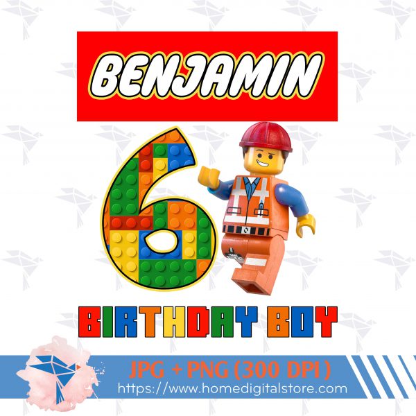 Birthday Boy Lego