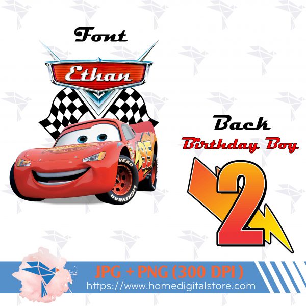 Birthday Boy Disney Car