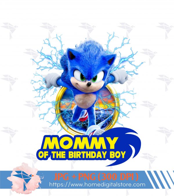 Mommy of the Birthday Boy Sonic