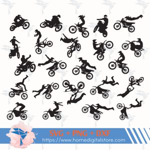 Motocross Silhouette