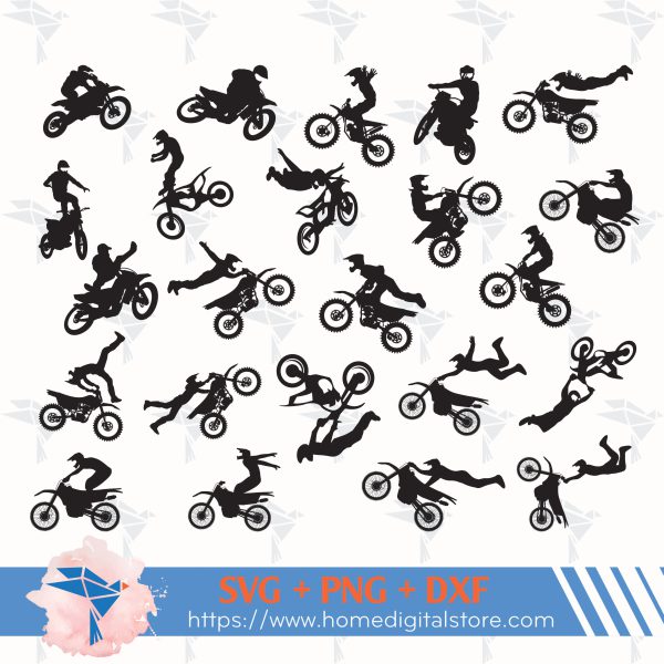 Motocross Silhouette
