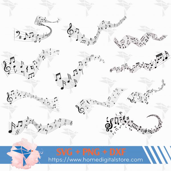 Music Note Flying