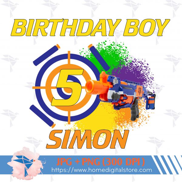 Birthday Boy NERF