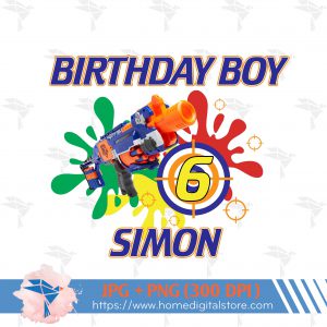 Birthday Boy NERF