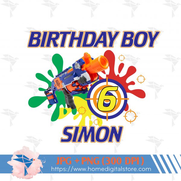 Birthday Boy NERF