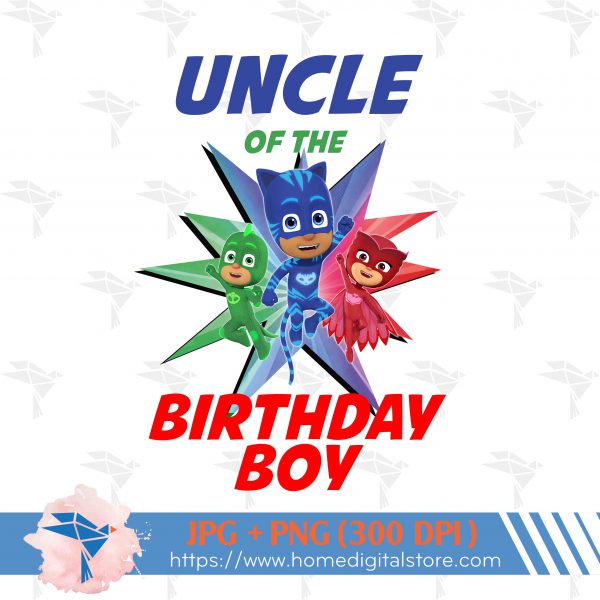 Uncle of the Birthday Boy PJ Mask