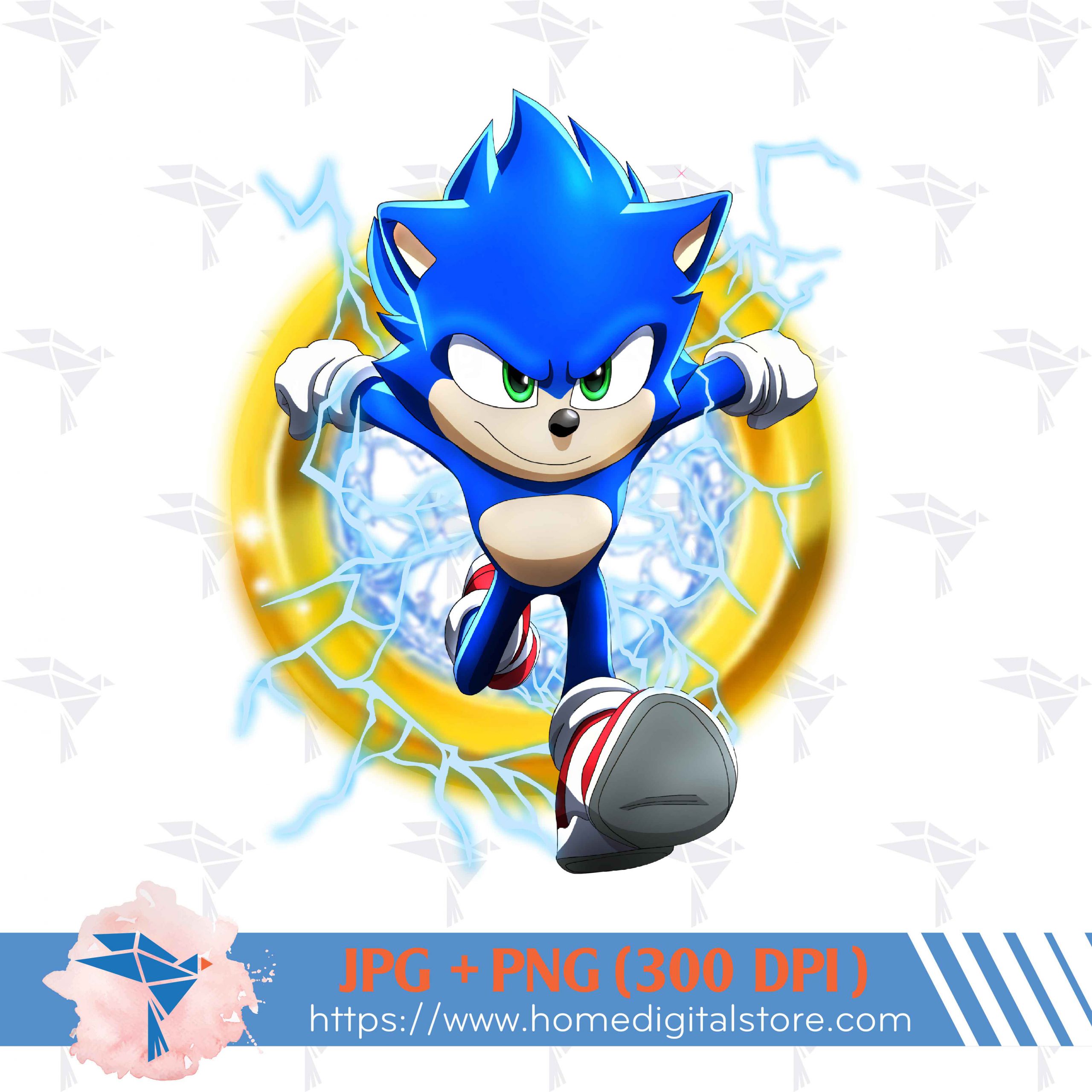 Super Sonic 3, Sonic the hedgehog, clipart image, png for printer